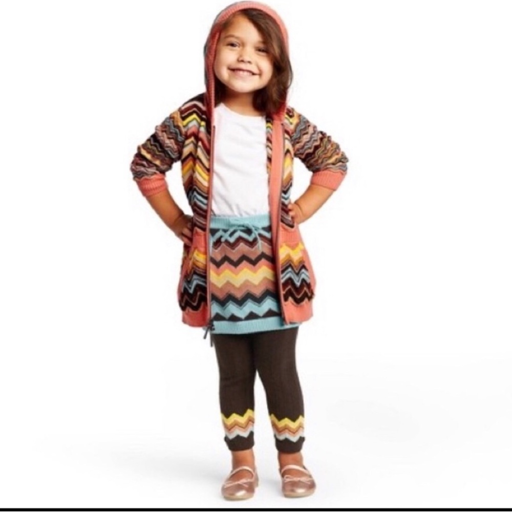 MISSONI for Target Zig Zag Sweater Skirt Girls New